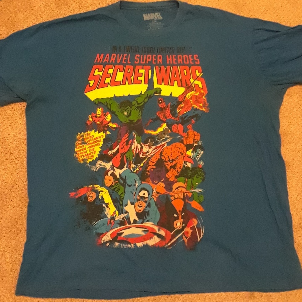 Marvel comic book t shirt